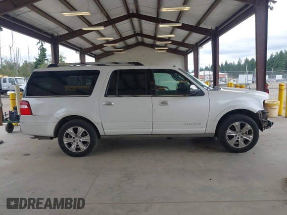 2017 Ford Expedition Max Platinum with VIN 1FMJK1MT9HEA35915, listed as a IAAI auction lot 42626678 with 141,127 mi miles and . Bid and sale history available at DreamBid. Image 14.