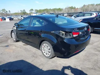2012 Hyundai Elantra GLS PZEV with VIN KMHDH4AE3CU321695, listed as a IAAI auction lot 41675612 with 105,694 mi miles. Bid and sale history available at carsss.com. Image 3.