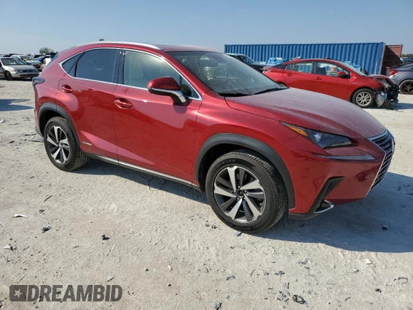 2019 Lexus NX 300h with VIN JTJBJRBZ0K2125008, listed as a Copart auction lot 46792675 with 28,002 mi miles and Salvage title. Bid and sale history available at DreamBid. Image 4.