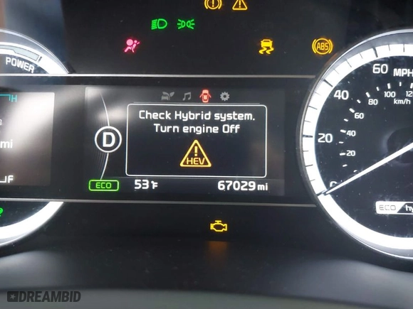 2019 Kia Niro LX with VIN KNDCB3LCXK5349252, listed as a IAAI auction lot 40891130 with 67,029 mi miles. Bid and sale history available at carsss.com. Image 15.