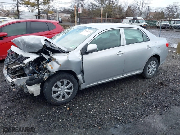 2010 Toyota Corolla with VIN JTDBU4EE7A9115314, listed as a IAAI auction lot 41804186 with 1 mi miles. Bid and sale history available at carsss.com. Image 17.