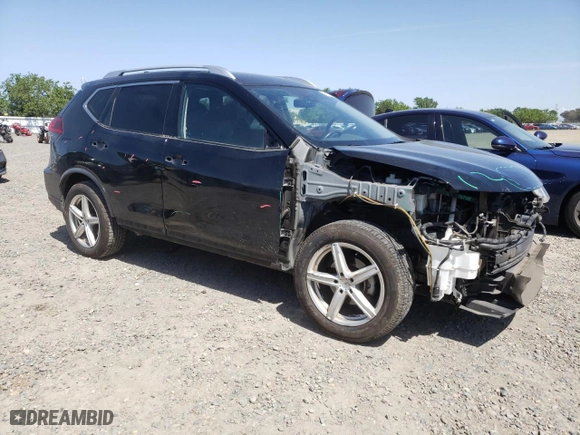 2019 Nissan Rogue SV with VIN JN8AT2MT9KW268447, listed as a Copart auction lot 52122585 with 87,215 mi miles and Salvage Title. Bid and sale history available at carsss.com. Image 4.