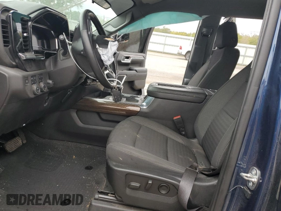 2022 Chevrolet Silverado 1500 LT with VIN 3GCUDDED7NG530042, listed as a Copart auction lot 80286474 with 61,794 mi miles and Salvage Title. Bid and sale history available at DreamBid. Image 7.