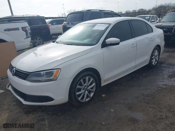 2012 Volkswagen Jetta Sedan SE PZEV with VIN 3VWDP7AJ1CM336056, listed as a IAAI auction lot 41797623 with NaN miles. Bid and sale history available at carsss.com. Image 2.