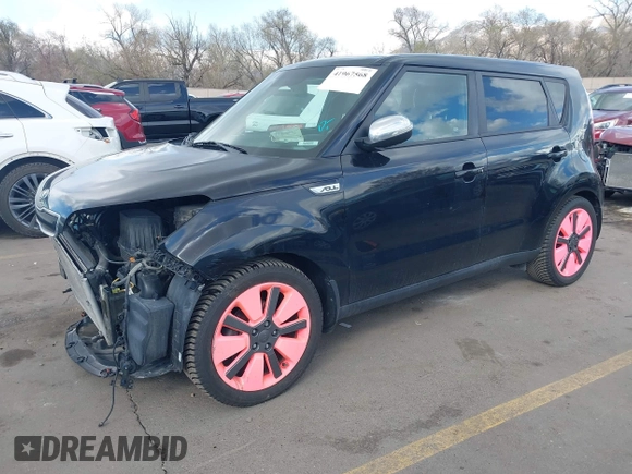 2015 Kia Soul + with VIN KNDJX3A59F7224797, listed as a IAAI auction lot 41967568 with 113,625 mi miles and . Bid and sale history available at DreamBid. Image 2.