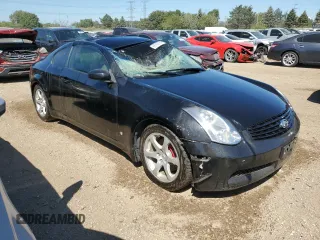 2006 Infiniti G35 Coupe with VIN JNKCV54EX6M715644, listed as a Copart auction lot 69753754 with 134,445 mi miles and Salvage Title. Bid and sale history available at carsss.com. Image 4.