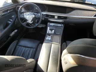 2021 Genesis G90 Premium with VIN KMTF34PA8MU091249, listed as a Copart auction lot 72181113 with 28,182 mi miles and . Bid and sale history available at carsss.com. Image 8.