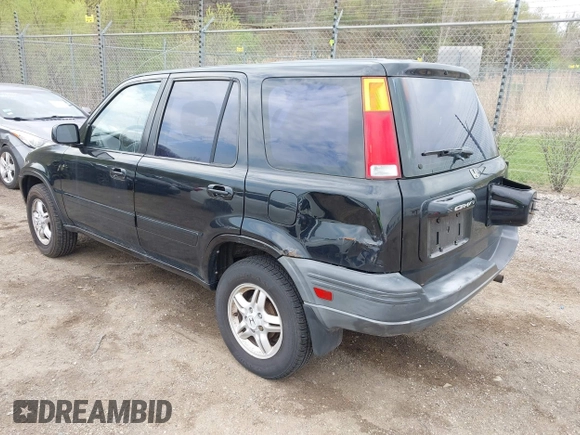 2001 Honda CR-V EX with VIN JHLRD186X1C038736, listed as a IAAI auction lot 42133407 with 222,378 mi miles. Bid and sale history available at carsss.com. Image 3.