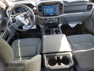 2024 Ford F-150 XLT with VIN 1FTFW3L80RKF63210, listed as a Copart auction lot 46525355 with 9,118 mi miles and Salvage Title. Bid and sale history available at DreamBid. Image 8.