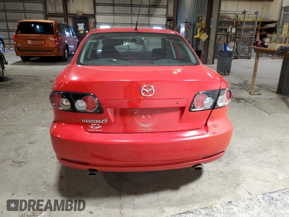 2008 Mazda 6 i Sport VE with VIN 1YVHP80C885M47093, listed as a Copart auction lot 46469675 with 68,773 mi miles and Salvage Title. Bid and sale history available at carsss.com. Image 6.