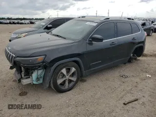 2019 Jeep Cherokee Limited with VIN 1C4PJLDN8KD128291, listed as a Copart auction lot 52923225 with 109,560 mi miles and Salvage Title. Bid and sale history available at DreamBid. Image 1.