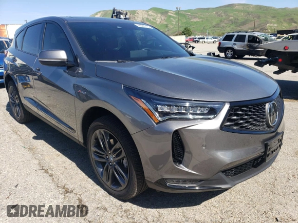 2024 Acura RDX w/A-Spec Package with VIN 5J8TC2H6XRL018981, listed as a Copart auction lot 49927015 with 10,588 mi miles and Salvage title. Bid and sale history available at DreamBid. Image 4.