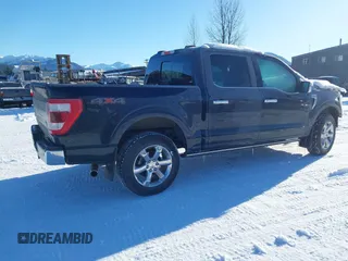 2022 Ford F-150 XL with VIN 1FTFW1E89NFA90976, listed as a IAAI auction lot 41529175 with 10,241 mi miles. Bid and sale history available at carsss.com. Image 4.