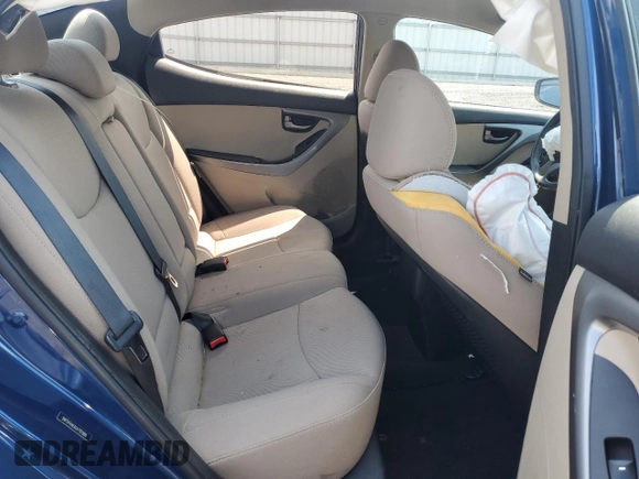 2016 Hyundai Elantra SE with VIN 5NPDH4AE6GH781888, listed as a Copart auction lot 61032035 with 55,652 mi miles and Salvage title. Bid and sale history available at DreamBid. Image 10.