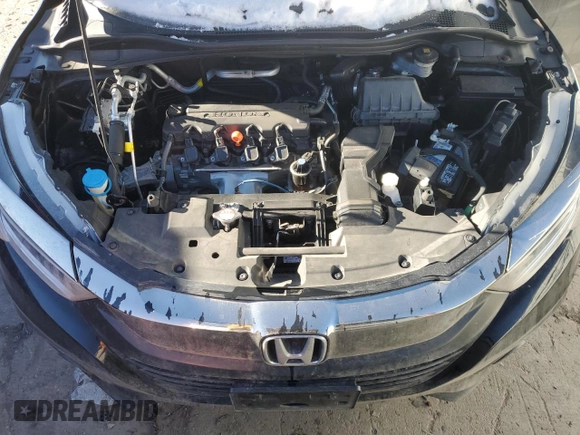 2019 Honda HR-V EX-L with VIN 3CZRU6H72KM721883, listed as a Copart auction lot 43215435 with 46,670 mi miles and Salvage Title. Bid and sale history available at carsss.com. Image 12.