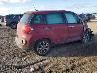 2012 FIAT 500L Easy with VIN ZFBCFABH8EZ026985, listed as a Copart auction lot 43201625 with Not Provided miles and Salvage Title. Bid and sale history available at DreamBid. Image 3.