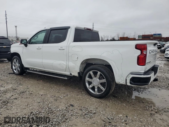 2021 Chevrolet Silverado 1500 RST with VIN 1GCUYEET3MZ437972, listed as a Copart auction lot 54876165 with 64,978 mi miles and Salvage Title. Bid and sale history available at carsss.com. Image 2.