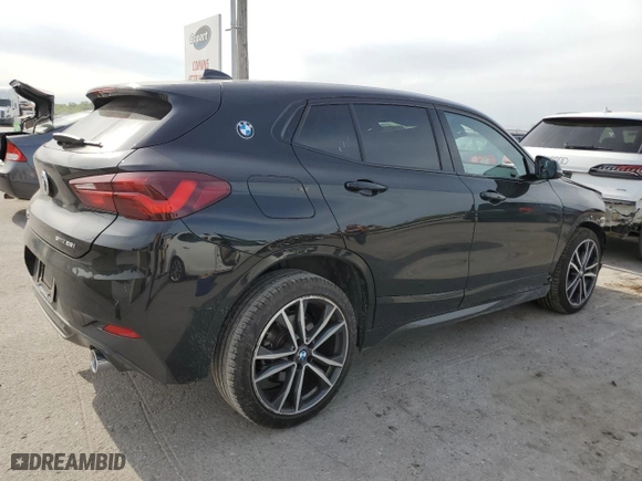 2023 BMW X2 sDrive28i with VIN WBXYH9C08P5V32687, listed as a Copart auction lot 51804434 with 11,427 mi miles. Bid and sale history available at carsss.com. Image 3.