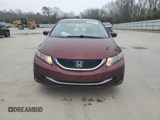 2015 Honda Civic LX with VIN 2HGFB2F50FH557161, listed as a Copart auction lot 46039215 with 133,232 mi miles and Salvage Title. Bid and sale history available at DreamBid. Image 5.