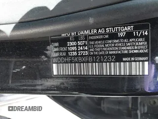 2015 Mercedes-Benz E 350 Sport with VIN WDDHF5KBXFB121232, listed as a IAAI auction lot 41796948 with 176,180 mi miles and . Bid and sale history available at DreamBid. Image 9.