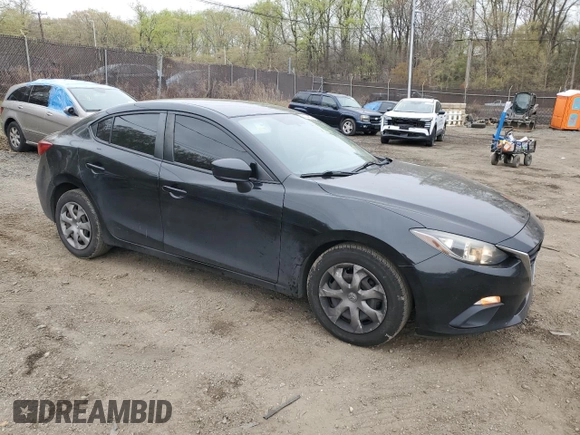 2016 Mazda 3 i Sport with VIN JM1BM1T7XG1341292, listed as a Copart auction lot 52744885 with 112,195 mi miles and Salvage Title. Bid and sale history available at DreamBid. Image 4.