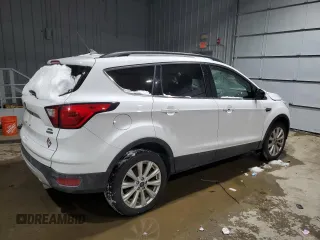 2019 Ford Escape SEL with VIN 1FMCU9HD8KUC42717, listed as a Copart auction lot 88324305 with 101,279 mi miles and Salvage Title. Bid and sale history available at DreamBid. Image 3.