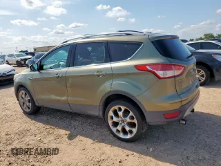2013 Ford Escape Titanium with VIN 1FMCU0J90DUB95476, listed as a Copart auction lot 58769105 with 96,638 mi miles and Salvage title. Bid and sale history available at DreamBid. Image 2.