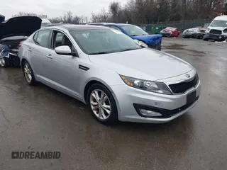 2013 Kia Optima EX with VIN 5XXGN4A78DG187706, listed as a IAAI auction lot 41424932 with 116,625 mi miles and . Bid and sale history available at DreamBid. Image 1.