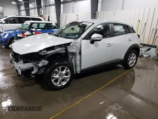 2021 Mazda CX-3 Sport with VIN JM1DKDB77M1504204, listed as a Copart auction lot 79052604 with 63,293 mi miles and Salvage Title. Bid and sale history available at carsss.com. Image 1.