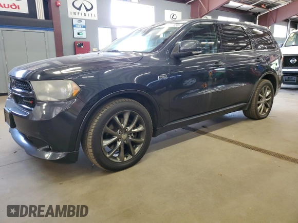 2013 Dodge Durango R/T with VIN 1C4SDJCT5DC678840, listed as a Copart auction lot 61417155 with 179,977 mi miles and Clean title. Bid and sale history available at DreamBid. Image 1.