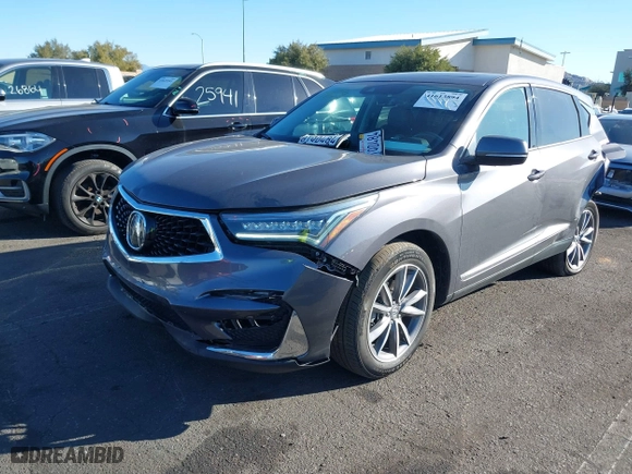 2021 Acura RDX w/Technology Package with VIN 5J8TC1H56ML000939, listed as a IAAI auction lot 41613894 with 35,057 mi miles. Bid and sale history available at carsss.com. Image 18.