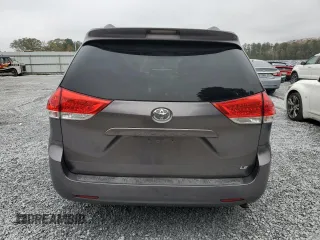 2012 Toyota Sienna with VIN 5TDKA3DC8CS009526, listed as a Copart auction lot 80279714 with 186,703 mi miles and Salvage Title. Bid and sale history available at DreamBid. Image 6.