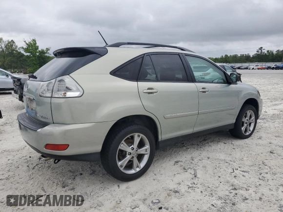 2007 Lexus RX 400h with VIN JTJGW31U872003692, listed as a Copart auction lot 54429045 with 250,873 mi miles and Clean Title. Bid and sale history available at DreamBid. Image 3.