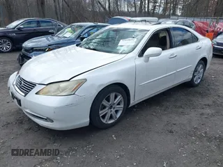 2008 Lexus ES 350 with VIN JTHBJ46G682196042, listed as a IAAI auction lot 42018692 with 163,023 mi miles. Bid and sale history available at carsss.com. Image 2.