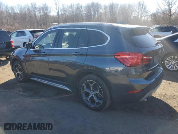 2016 BMW X1 xDrive28i with VIN WBXHT3Z3XG4A48655, listed as a Copart auction lot 46907095 with 59,845 mi miles and Salvage Title. Bid and sale history available at carsss.com. Image 2.