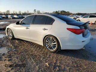 2017 Infiniti Q50 Red Sport 400 with VIN JN1FV7AR9HM870239, listed as a Copart auction lot 46320325 with 75,150 mi miles and Clean Title. Bid and sale history available at carsss.com. Image 2.