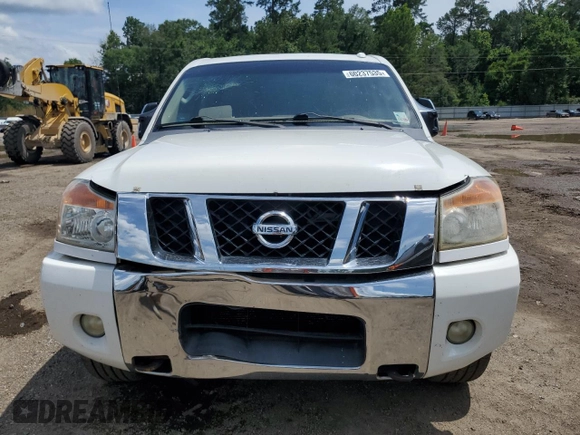2010 Nissan Titan SE with VIN 1N6BA0ED1AN323167, listed as a Copart auction lot 60237535 with 135,182 mi miles and Salvage title. Bid and sale history available at DreamBid. Image 5.