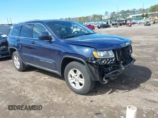 2014 Jeep Grand Cherokee Laredo with VIN 1C4RJFAG2EC109844, listed as a IAAI auction lot 41817128 with 112,792 mi miles. Bid and sale history available at carsss.com. Image 1.