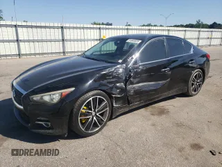 2015 Infiniti Q50 Sport z VIN JN1BV7AP5FM342451, wystawiony jako Copart lot #54985825 z przebiegiem 149 516 mil mil oraz Szkoda całkowita • Salvage title. Historia ofert i sprzedaży dostępna na DreamBid. Obrazek 1.