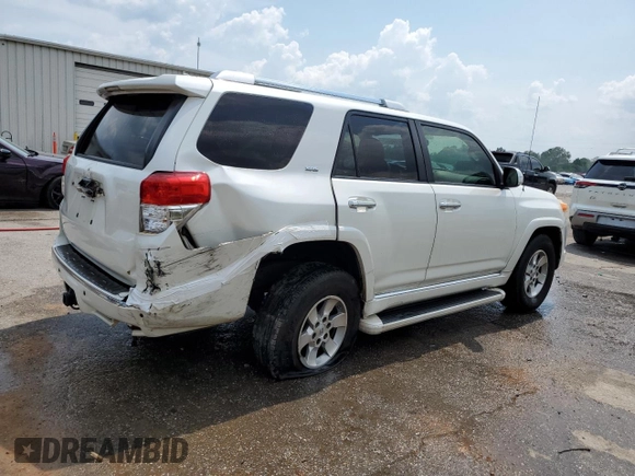 2013 Toyota 4Runner SR5 with VIN JTEZU5JR0D5052545, listed as a Copart auction lot 61746415 with 248,185 mi miles and Salvage title. Bid and sale history available at DreamBid. Image 3.