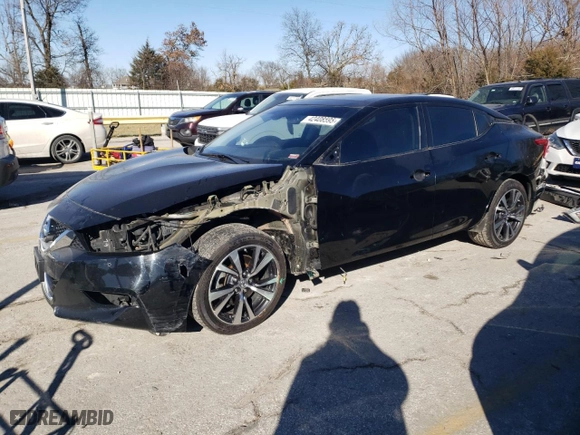 2017 Nissan Maxima SR with VIN 1N4AA6AP6HC379473, listed as a Copart auction lot 42408595 with 88,174 mi miles and Salvage Title. Bid and sale history available at carsss.com. Image 1.