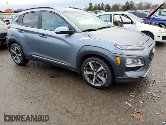 2021 Hyundai Kona Limited with VIN KM8K3CA55MU608912, listed as a Copart auction lot 39228973 with 40,870 mi miles. Bid and sale history available at carsss.com. Image 4.