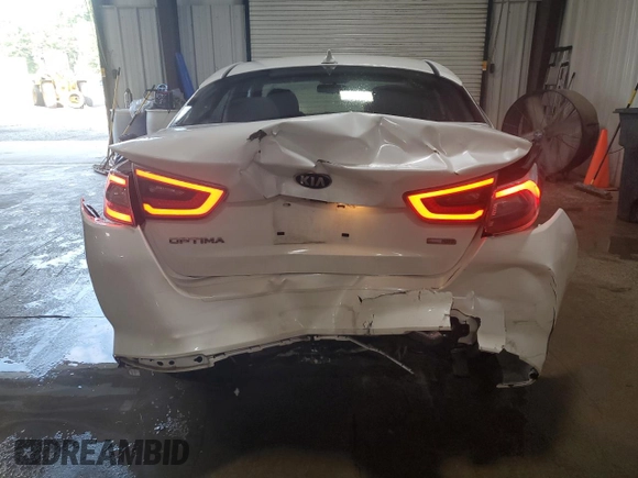 2016 Kia Optima with VIN KNAGM4AD9G5096717, listed as a Copart auction lot 62293705 with 69,296 mi miles and Salvage title. Bid and sale history available at DreamBid. Image 6.