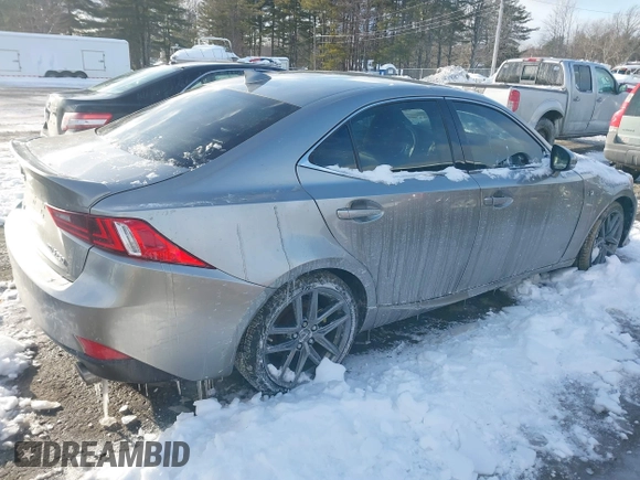 2015 Lexus IS 250 with VIN JTHCF1D28F5021296, listed as a IAAI auction lot 41572678 with 40,089 mi miles and . Bid and sale history available at DreamBid. Image 4.