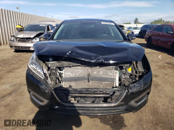 2016 Hyundai Sonata Hybrid SE with VIN KMHE24L14GA040741, listed as a Copart auction lot 73765833 with 80,146 mi miles. Bid and sale history available at carsss.com. Image 5.