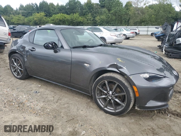 2019 Mazda MX-5 Miata RF Grand Touring with VIN JM1NDAM77K0301780, listed as a Copart auction lot 73234224 with 83,602 mi miles and Salvage Title. Bid and sale history available at carsss.com. Image 4.