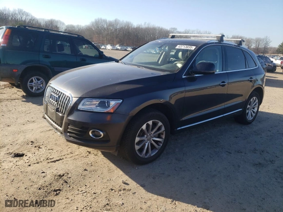 2016 Audi Q5 Premium with VIN WA1C2AFP5GA049436, listed as a Copart auction lot 43713835 with 142,540 mi miles and Clean Title. Bid and sale history available at carsss.com. Image 1.