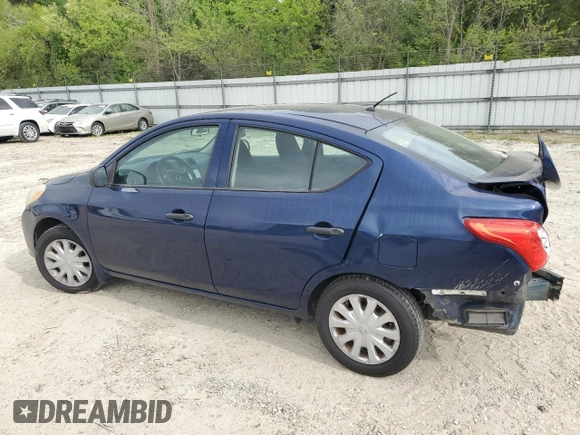 2014 Nissan Versa SV with VIN 3N1CN7AP0EL854809, listed as a Copart auction lot 53725955 with 112,533 mi miles and Salvage Title. Bid and sale history available at DreamBid. Image 2.