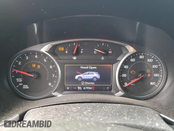 2020 Chevrolet Equinox Premier z VIN 3GNAXNEV8LS732026, wystawiony jako Copart lot #56338425 z przebiegiem 67 904 mil mil oraz Nie do naprawy • Non repairable. Historia ofert i sprzedaży dostępna na DreamBid. Obrazek 9.