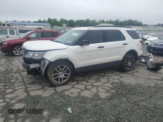 2016 Ford Explorer Sport z VIN 1FM5K8GT8GGB70814, wystawiony jako Copart lot #54925965 z przebiegiem Nie podano mil oraz Szkoda całkowita • Salvage title. Historia ofert i sprzedaży dostępna na DreamBid. Obrazek 1.